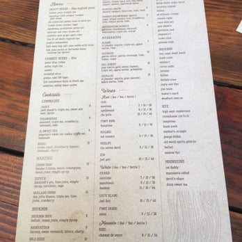 Plank - Drinks menu - Bowling Near Me - Oakland, California Plank - Drinks menu - Bowling Near Me - Oakland, California