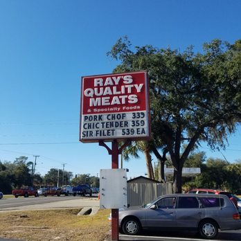 Ray's Quality Meats - a sign for ray's quality meats - Caterers Near Me - Ormond Beach, Florida