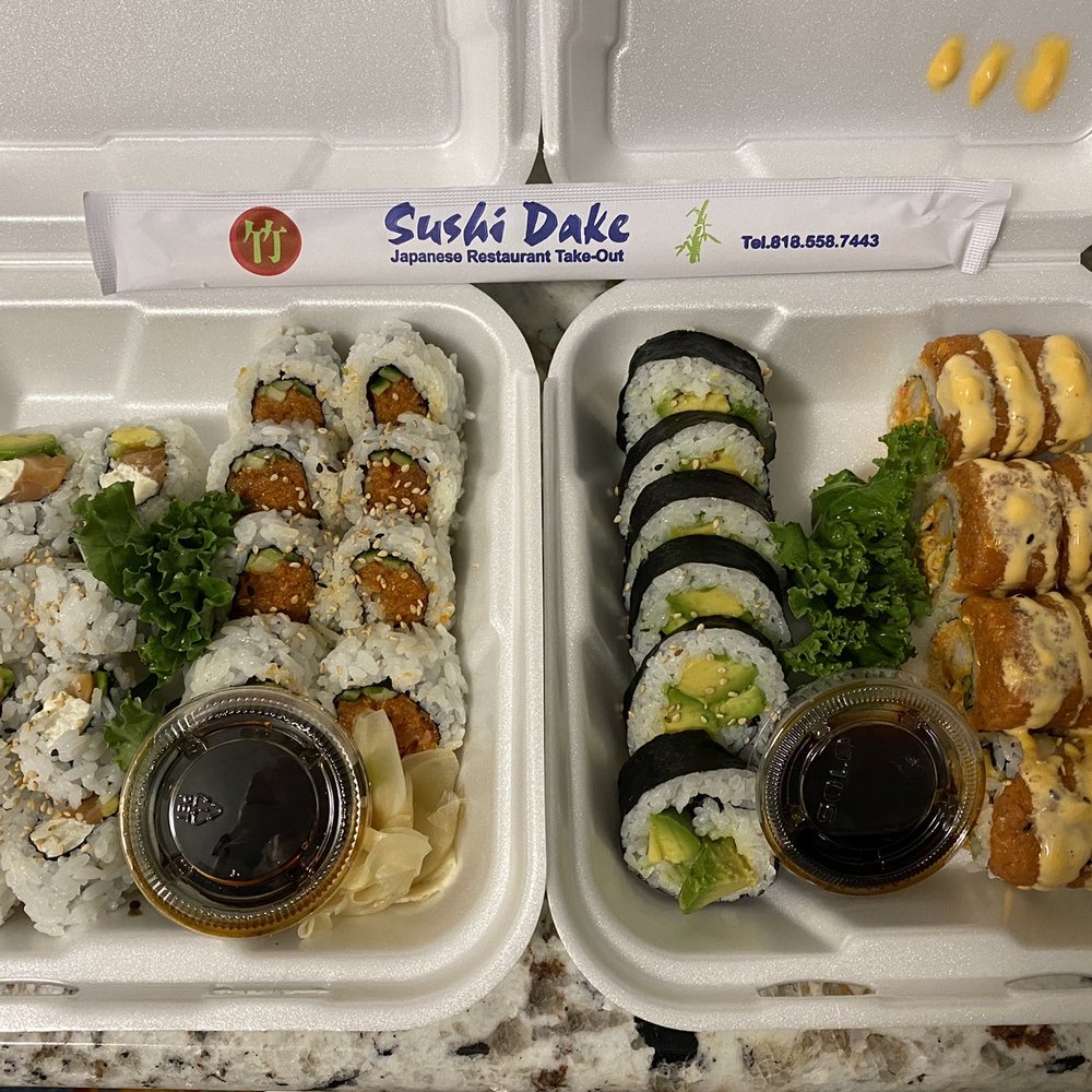 Sushi Dake - Spicy Tuna, Avocado Roll, Philly Roll, Hot Night Roll - Japanese Near Me - Burbank, California Sushi Dake - Spicy Tuna, Avocado Roll, Philly Roll, Hot Night Roll - Japanese Near Me - Burbank, California