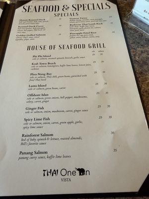 Menu photo 1 Thai One On Vista, CA Menu photo 1 Thai One On Vista, CA