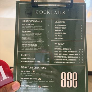 Ase - Menu - Coffee & Tea Near Me - Grandview, Missouri