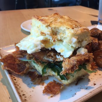 Canvas - Very thin chicken biscuit - New American Near Me - Orlando, Florida Canvas - Very thin chicken biscuit - New American Near Me - Orlando, Florida