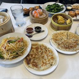 Pad thai, scallion pancake, Chinese broccoli, crab buns, egg rolls, seafood potstickers Pad thai, scallion pancake, Chinese broccoli, crab buns, egg rolls, seafood potstickers