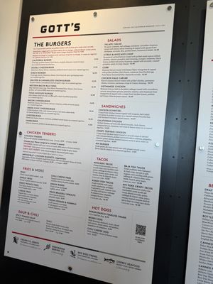 Menu photo 2 Gotts Roadside Napa, CA