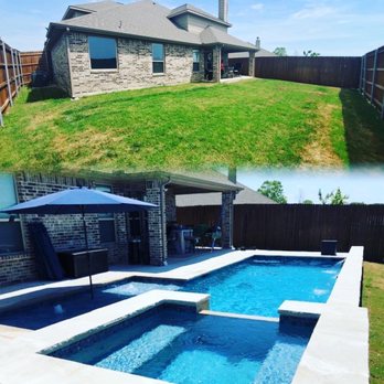 Emerald Custom Pools - Before and after - Pool & Hot Tub Service Near Me - Saginaw, Texas