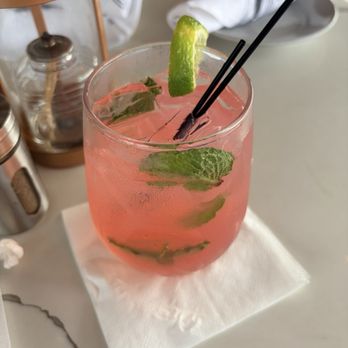 River 128 Restaurant - Hibiscus Spritz Mocktail - New American Near Me - Wilmington, North Carolina River 128 Restaurant - Hibiscus Spritz Mocktail - New American Near Me - Wilmington, North Carolina