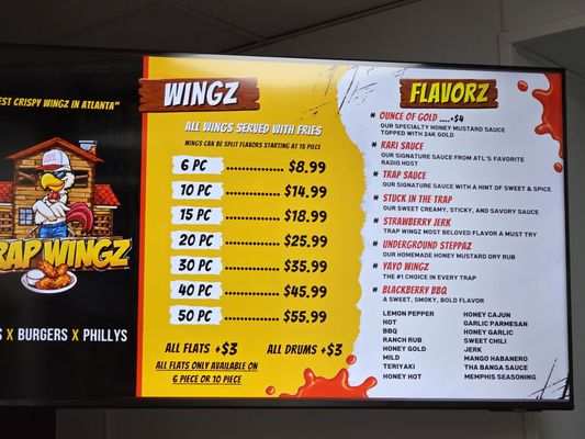 Menu photo 2 Trap Wingz ATL Atlanta, GA Menu photo 2 Trap Wingz ATL Atlanta, GA