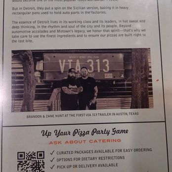 Via 313 Pizza - Menu - Pizza Near Me - South Sandy, Utah Via 313 Pizza - Menu - Pizza Near Me - South Sandy, Utah