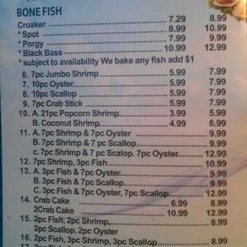 Mid Atlantic Seafood - Menu fish sandwiches/dinners - American Near Me - Milford Mill, Maryland