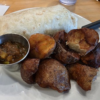 Phoebe's Diner - Brisket breakfast burrito - American Near Me - Austin, Texas
