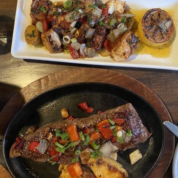 Sabor Unido - Grilled Octopus and Skirt steak- order Medium Rare - Portuguese Near Me - Newark, New Jersey Sabor Unido - Grilled Octopus and Skirt steak- order Medium Rare - Portuguese Near Me - Newark, New Jersey