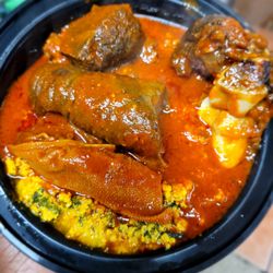 Tambo's Kitchen - Egusi with assorted meat