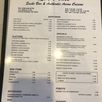 Le's Place - Sushi Bars Near Me - Ocean Springs, Mississippi Le's Place - Sushi Bars Near Me - Ocean Springs, Mississippi
