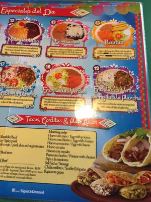 Menu photo 5 Nopalitos Dona Maria Houston, TX