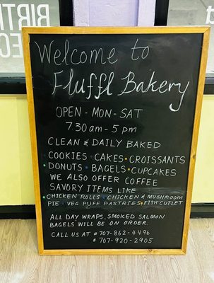 Menu photo 2 FLUFFL Bakery & Cafe Fairfield, CA