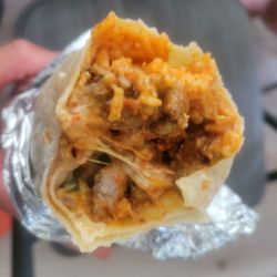 Pupuseria Rosita - Al pastor burrito! Delicious!!