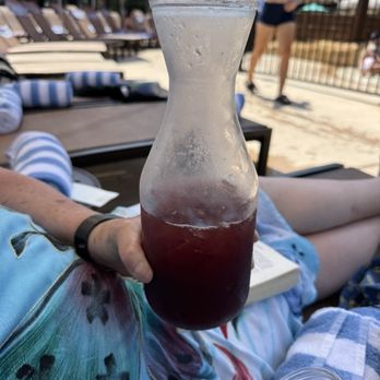 Paradise Springs Water Park - They sold this as a full carafe. Thankfully our awesome Server Trinity fixed it. - Water Parks Near Me - Grapevine, Texas Paradise Springs Water Park - They sold this as a full carafe. Thankfully our awesome Server Trinity fixed it. - Water Parks Near Me - Grapevine, Texas