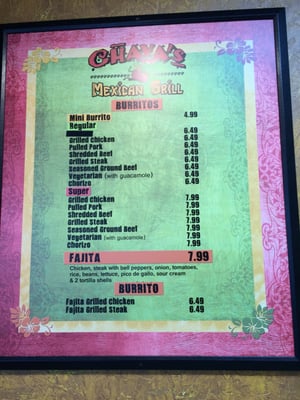 Menu photo 3 Chavas Mexican Grill Vincennes, IN Menu photo 3 Chavas Mexican Grill Vincennes, IN