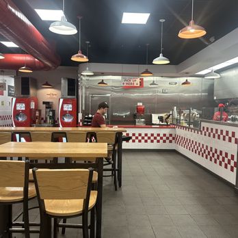 Five Guys - Inside - Burgers Near Me - Sunrise, Florida