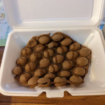 BubbleBee Cafe - Chocolate eggpuff - Bubble Tea Near Me - Worcester, Massachusetts