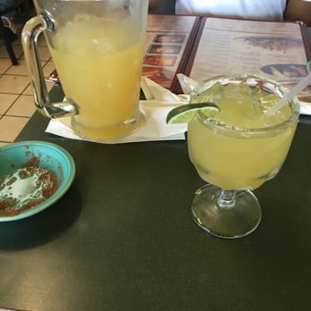 El Parian Mexican Restaurant - Well, for starters... This is the Texas margarita pitcher. Say hello. - Mexican Near Me - Eagan, Minnesota