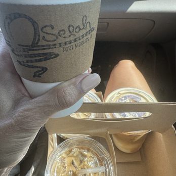 Selah - 1 hot 1 iced Island Girl, SeaTurtle, FoMo - Coffee & Tea Near Me - Gulf Shores, Alabama