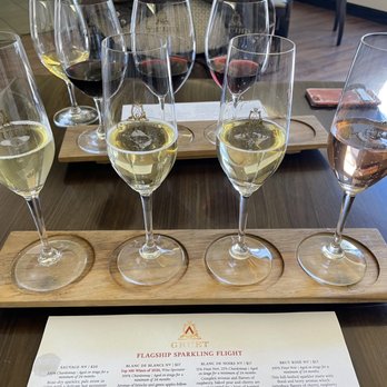 Gruet Winery - Sparkling flight - Wineries Near Me - Albuquerque, New Mexico