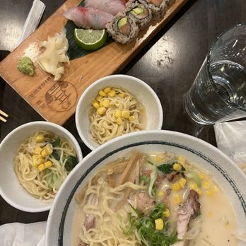 Hashi Gawa - Chicken ramen, Avacado salmon roll, and sushi combo - Japanese Near Me - Alameda, California Hashi Gawa - Chicken ramen, Avacado salmon roll, and sushi combo - Japanese Near Me - Alameda, California