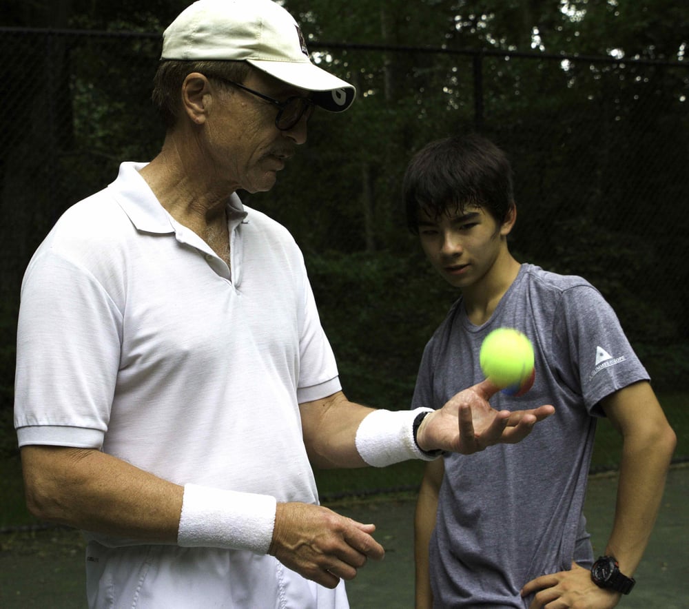 Tennis Lessons By Don Brosseau Logo