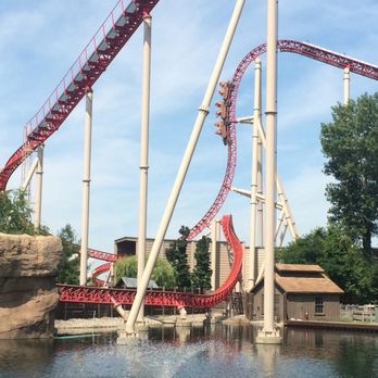 Maverick - That drop - Amusement Parks Near Me - Sandusky, Ohio