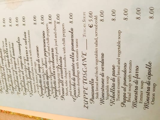 Menu photo 6 Antica Trattoria Papei Siena, SI Menu photo 6 Antica Trattoria Papei Siena, SI