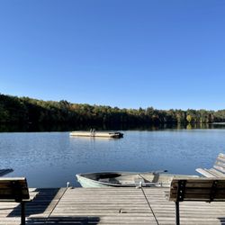 Clear Lake Inn and Resort - Main Pier for all guests and swim platform