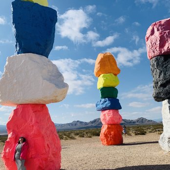 Seven Magic Mountains - Public Art Near Me - Las Vegas, Nevada Seven Magic Mountains - Public Art Near Me - Las Vegas, Nevada