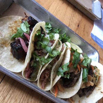 bartaco - Reston - Pork belly, carnitas, and Sesame Ribeye x2 - Tacos Near Me - Reston, Virginia bartaco - Reston - Pork belly, carnitas, and Sesame Ribeye x2 - Tacos Near Me - Reston, Virginia