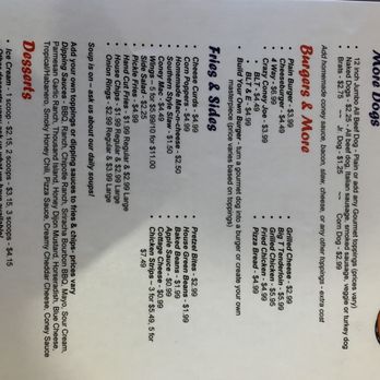 Crazy Dogs Grill - Menu: back - Hot Dogs Near Me - Chillicothe, Ohio