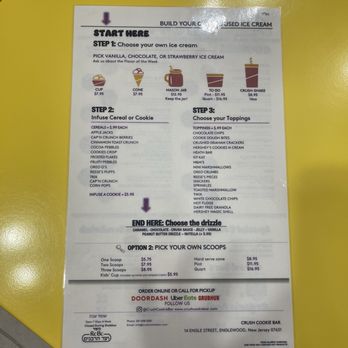 Crush Cookie Bar - Ice Cream & Frozen Yogurt Near Me - Englewood, New Jersey Crush Cookie Bar - Ice Cream & Frozen Yogurt Near Me - Englewood, New Jersey