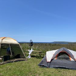 Fort Superior Campground - Campsite 27. This is the perfect place for tent camping in Munising, MI. Close to Pictured Rocks National Lakeshore.