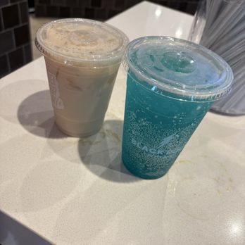 Black Rock Coffee Bar - Chai on left and energy on right - Coffee & Tea Near Me - Gilbert, Arizona