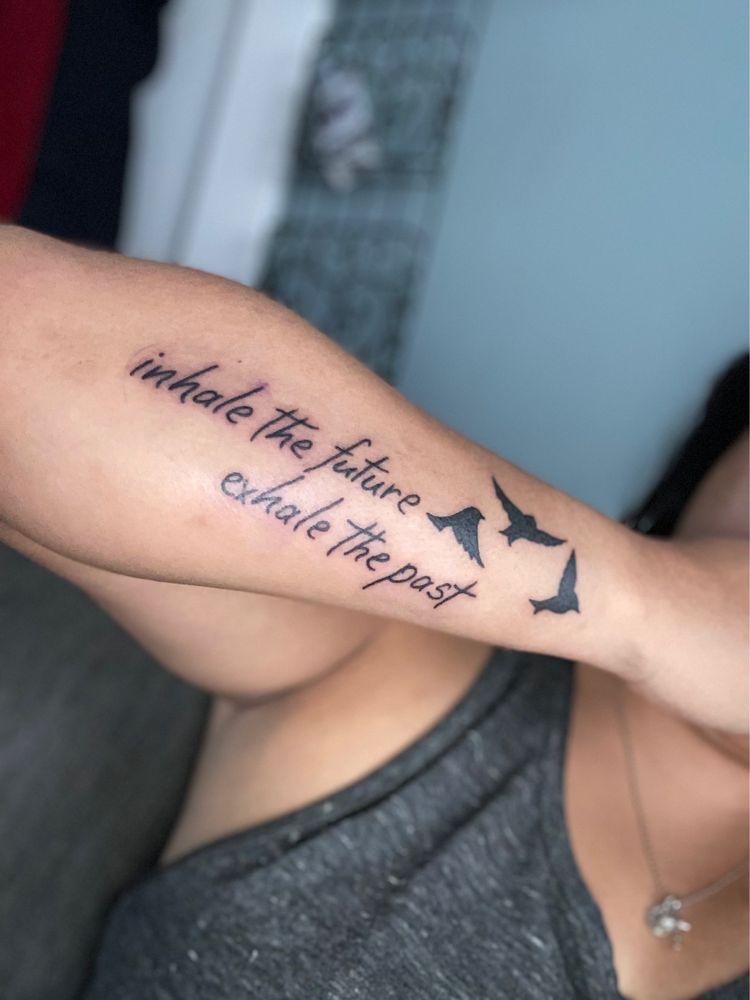Moon and Dagger Tattoo Logo