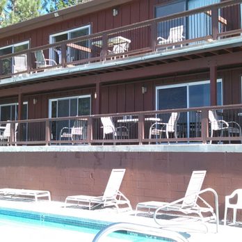 Beachcomber Inn - view from pool of the balconies - Hotels Near Me - South Lake Tahoe, California Beachcomber Inn - view from pool of the balconies - Hotels Near Me - South Lake Tahoe, California