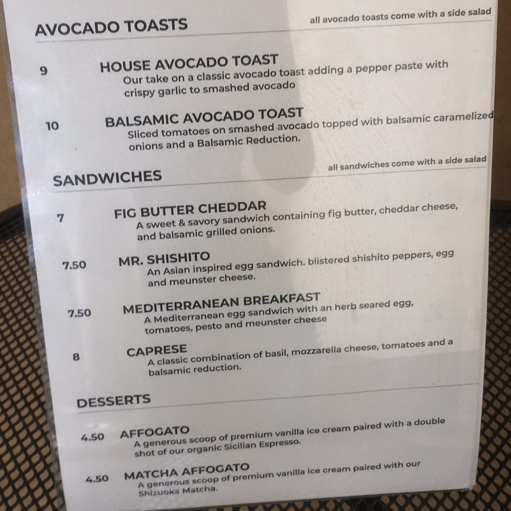 Aware Coffee - food menu - Coffee & Tea Near Me - Las Vegas, Nevada Aware Coffee - food menu - Coffee & Tea Near Me - Las Vegas, Nevada