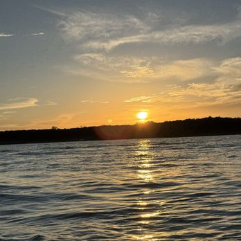 Big Tex Boat Rentals - Sunset on Lake Travis - Boat Charters Near Me - Austin, Texas