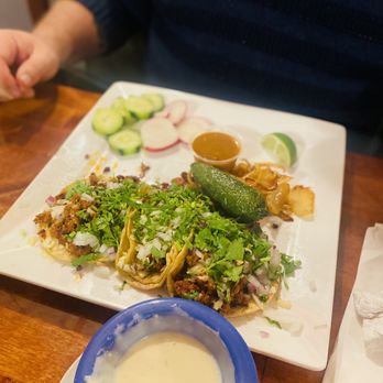 Las Margaritas - Chorizo and Cheese tacos - Mexican Near Me - Franklin, North Carolina