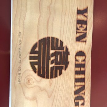 Yen Ching - a close up of a wooden sign - Chinese Near Me - Boise, Idaho Yen Ching - a close up of a wooden sign - Chinese Near Me - Boise, Idaho