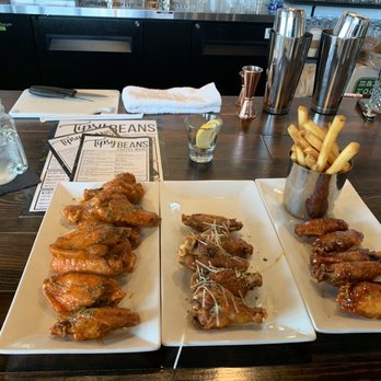 Tipsy Beans Cafe - Buffalo, Garlic Parmesan, Mambo wings with fries - Bars Near Me - Williamsburg, Virginia Tipsy Beans Cafe - Buffalo, Garlic Parmesan, Mambo wings with fries - Bars Near Me - Williamsburg, Virginia