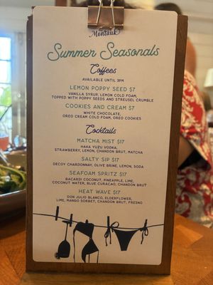 Menu photo 1 The Montauk Scottsdale, AZ Menu photo 1 The Montauk Scottsdale, AZ
