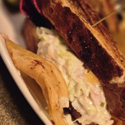 Anthem Grille - Coleslaw inside the sammie!