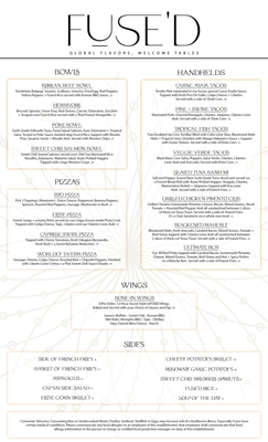 Menu photo 1 Fuse'd Plainfield, IL Menu photo 1 Fuse'd Plainfield, IL