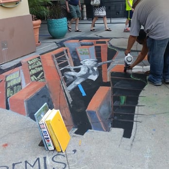 Pasadena Chalk Festival - Pasadena Chalk Fest 2015. Theme-Favorite Films - Festivals Near Me - Pasadena, California