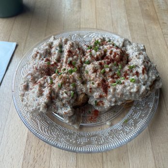 Veg Cafe - 1\2 Biscuit And Gravy - Vegan Near Me - Sacramento, California